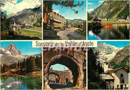 Cartes postales moderne Vallee D'Aoste panorama