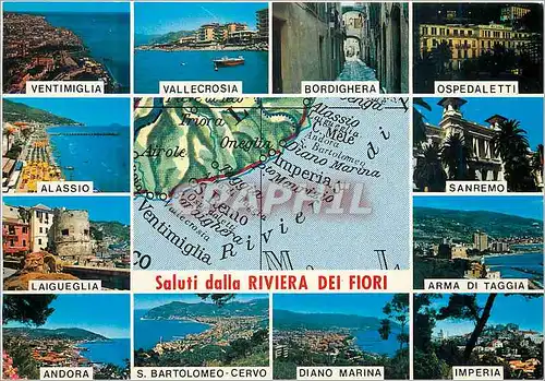 Cartes postales moderne Liguria - Riviera dei fiori