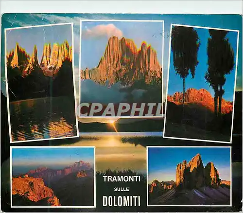 Cartes postales moderne Tramonti sulle Dolomiti Venezia