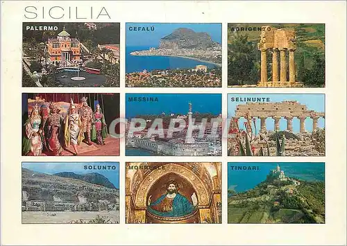 Cartes postales moderne Sicilia Panorama