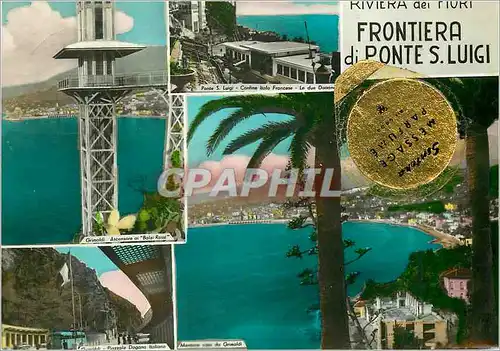 Cartes postales moderne Liguria Riviera dei Fiori - Frontiera di Ponte S. Luigi