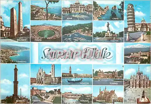 Cartes postales moderne Italia