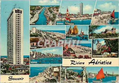 Cartes postales moderne Italia Ricordo della Riviera Adriatica
