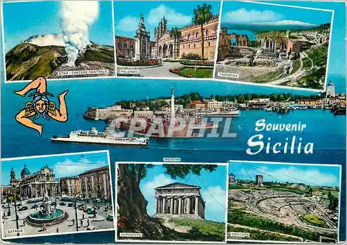 Cartes postales moderne Ricordo dalla Sicilia