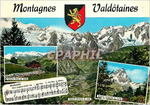 Cartes postales moderne I Colossi della Valle D'Aoste