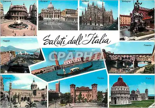 Cartes postales moderne Italia