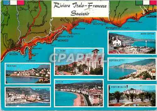 Cartes postales moderne Riviera Ligure