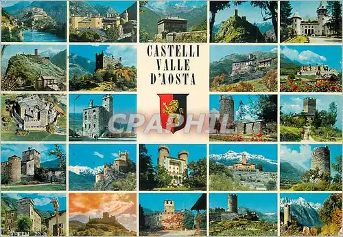 Cartes postales moderne Castelli della Valle D'Aosta panorama