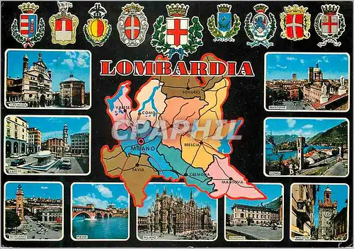 Cartes postales moderne Lombardia Panorama