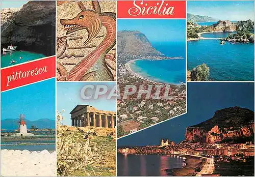 Cartes postales moderne Sicilia Pittoresca