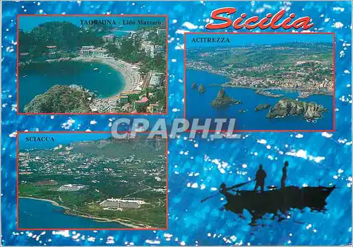 Cartes postales moderne Sicilia Panorama