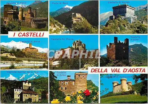 Cartes postales moderne I Castelli della Val D'Aosta
