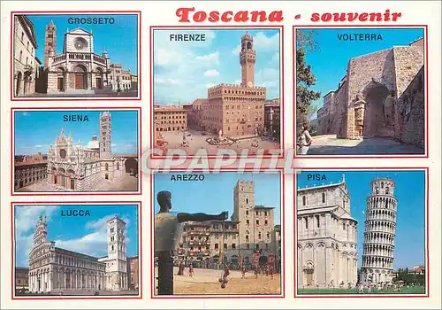 Cartes postales moderne Toscana Panorama