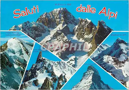Cartes postales moderne Alpi Italiane