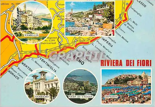 Cartes postales moderne Riviera dei Fiori Liguria