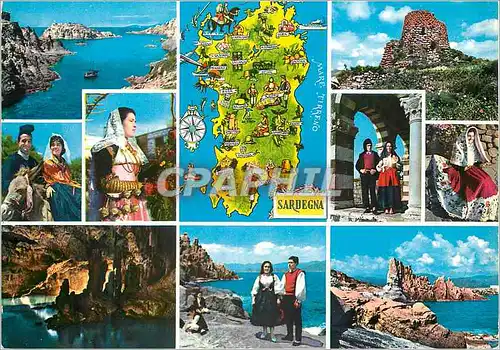 Cartes postales moderne Sargegna Panorama