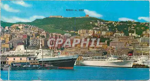 Cartes postales moderne Genova Panorama e Leonardo da Vinci