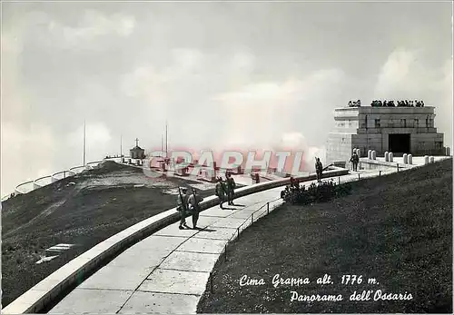 Moderne Karte Cima Grappa Venezia - Panorama dell'Ossario