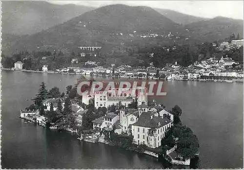 Moderne Karte Lago d'Orta Novara - Isola S. Giulio