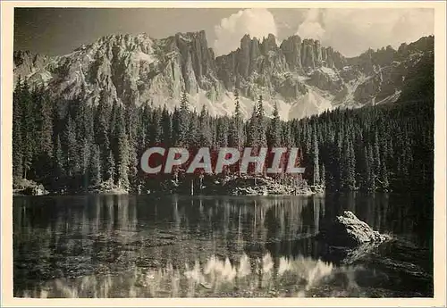 Cartes postales moderne Lago di Carreza Bolzano - Latemar