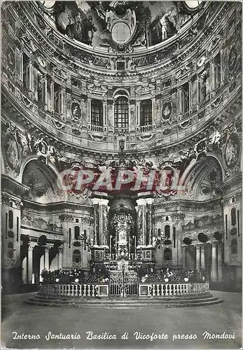 Cartes postales moderne Cuneo Interno Santuario Basilica di Vicoforte presso Mondovi