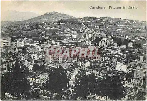 Moderne Karte Campobasso - Panorama del Castello
