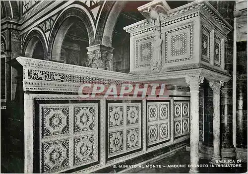 Cartes postales moderne Basilica di S. Miniato al Monte - Ambone D'Ignoto Intarsiatore
