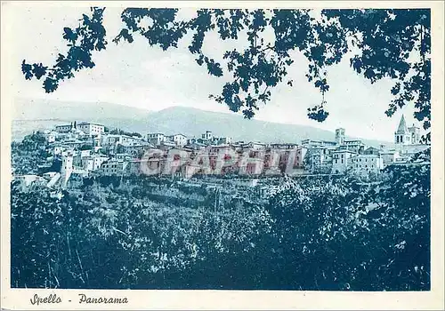 Moderne Karte Spello Perugia - Panorama