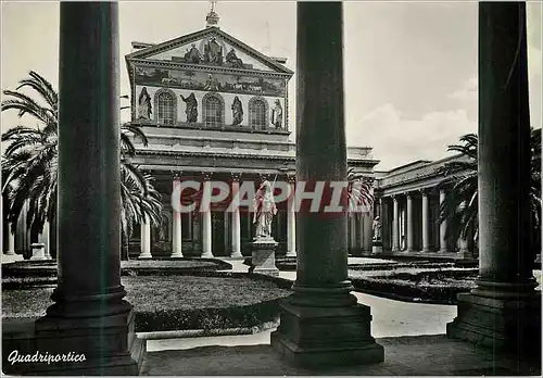 Moderne Karte Basilica di San Paolo Roma - Quadriportico