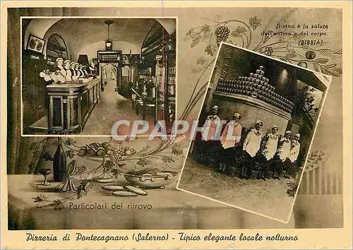 Cartes postales moderne Pizzeria di Pontecagnano Salerno - Tipico elegante Locale notturno