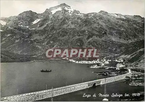 Moderne Karte Lago di Monte Spluga Sondrio