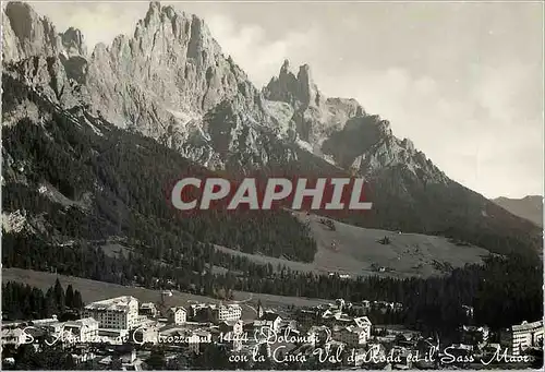 Cartes postales moderne S. Martino di Castrozza Trento - Cima Val di Roda ed il Sass Maor