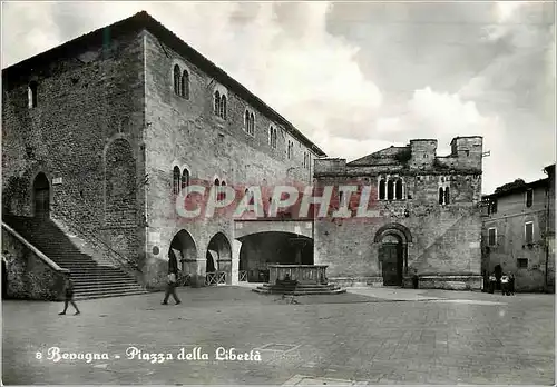 Moderne Karte Bevagna Perugia - Piazza della Liberta