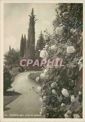 Moderne Karte Giardini sul Lago di Garda Italia