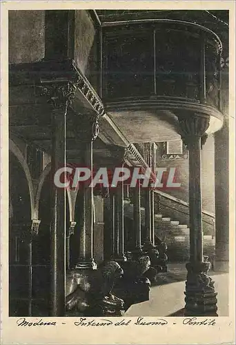 Cartes postales moderne Modena - Interno del Duomo Pontile