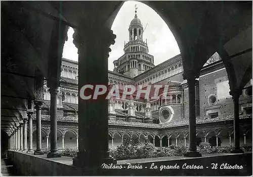 Cartes postales moderne Miano Pavia - La Grande Certosa - Il Chiostro