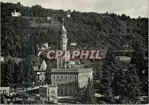 Moderne Karte Lago d'Orta Novara - Orta e Villa Pia