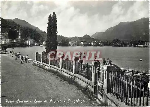 Cartes postales moderne Lago di Lugano Lungolago Ticino - Porto Ceresio