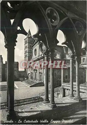 Cartes postales moderne Viterbo - La Cattedrale dalla Loggia Papale