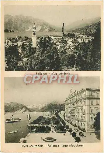 Cartes postales moderne Pallanza Verbania - Hotel Metropole e vue generale