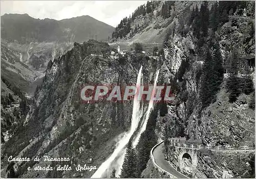 Moderne Karte Cascata di Pianazzo - Strada dello Spluga