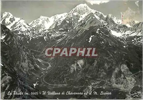 Cartes postales moderne La Thuile Valle d'Aosta - Il Vallone di Chavannes Monte Blanco