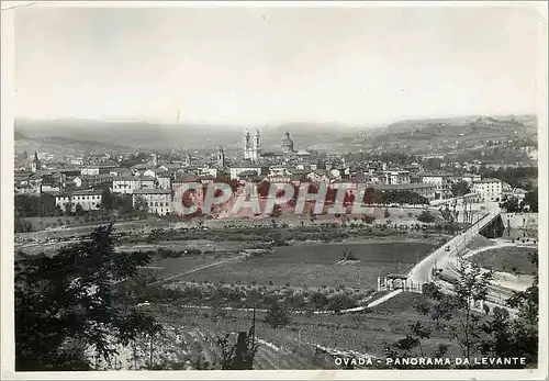 Moderne Karte Ovada Alessandria - Panorama da Levante