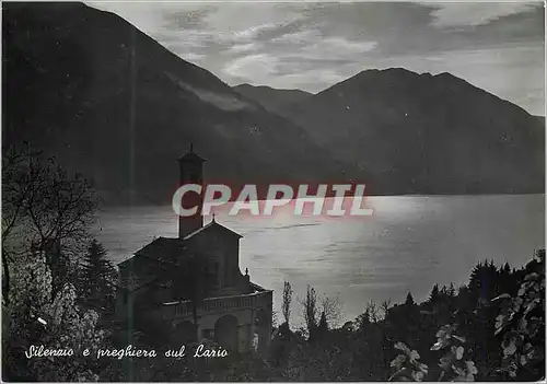 Cartes postales moderne Silenzio e Preghiera Sul Lario