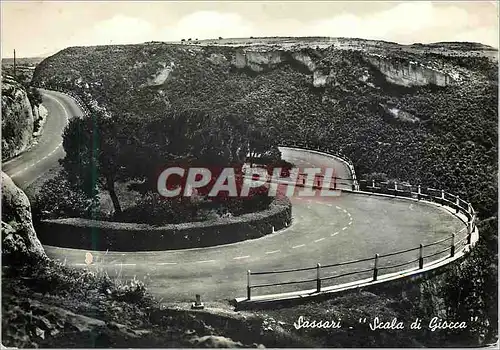 Moderne Karte Sassari Scala di Giocca