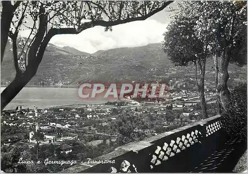 Moderne Karte Luino e Germignagga Panorama