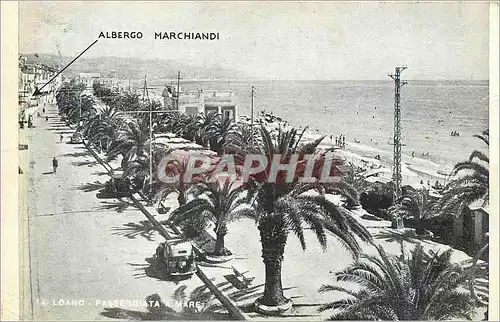 Cartes postales moderne Loano Passegoiata A Mare Albergo Marchiandi