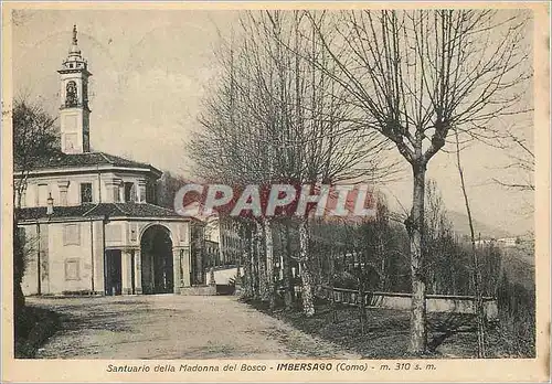 Cartes postales moderne Santuario della Madonna del Bosco Imbersago (Como) m 310 S m