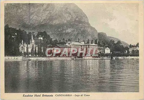 Cartes postales moderne Excelsio Hote Britania Cadenabbia Lago di Como