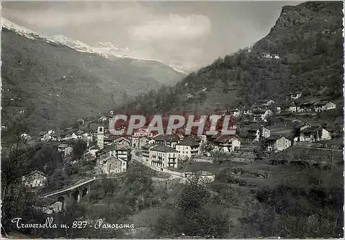 Cartes postales moderne Traversella m 827 Panorama